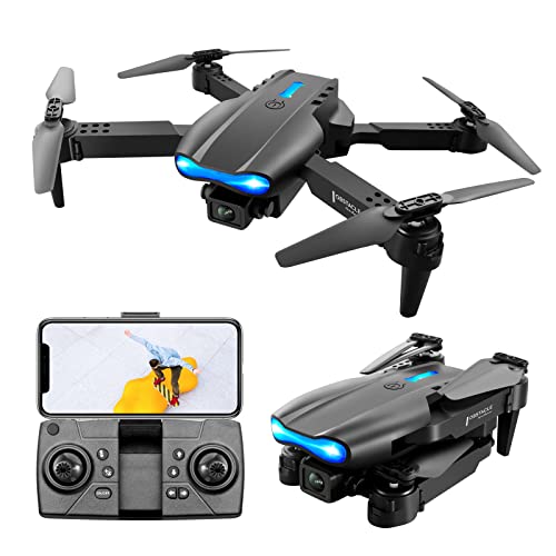 Drohnen mit Kamera für Erwachsene, Anfänger, Faltbarer RC-Quadrocopter mit 3-seitiger Hindernisvermeidung, Tragbarer WiFi-Quadrocopter HD 4k-Antenne, Fernbedienung für die Drohnen mit Kamera für Erwachsene, Anfänger, Faltbarer RC-Quadrocopter mit 3-seitiger Hindernisvermeidung, Tragbarer WiFi-Quadrocopter HD 4k-Antenne, Fernbedienung für die von Tonysa