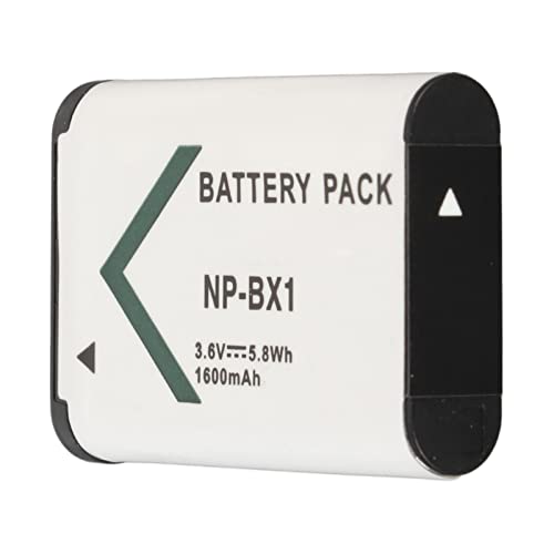 Ersatz Akku NP BX1 1600 MAh, Kamera Lithium Ionen Akku mit Mehrfachem Schutz für RX1R HX50 WX350 X500 X400HX90 Ersatz Akku NP BX1 1600 MAh, Kamera Lithium Ionen Akku mit Mehrfachem Schutz für RX1R HX50 WX350 X500 X400HX90 von Tonysa