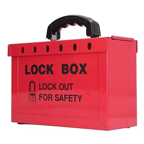 Lockout-Tagout-Box, Tragbare Sicherheits-Lockout-Tagout-Box mit 13-Gauge-Schloss, Edelstahl, Großes Fassungsvermögen für OSHA-Compliance-Gruppe, Klappdeckel und Riegel, Design Lockout-Tagout-Box, Tragbare Sicherheits-Lockout-Tagout-Box mit 13-Gauge-Schloss, Edelstahl, Großes Fassungsvermögen für OSHA-Compliance-Gruppe, Klappdeckel und Riegel, Design von Tonysa