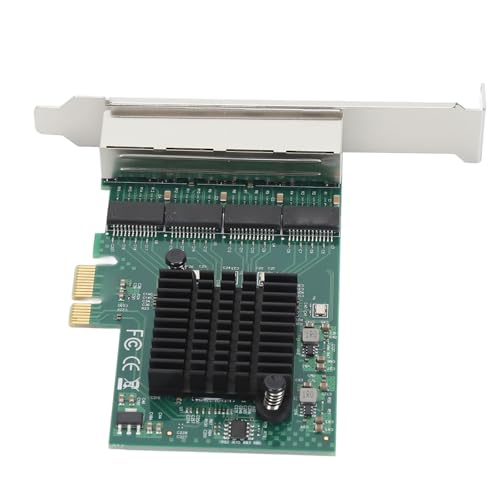 PCIe X1-Netzwerkkarte, Desktop-Gigabit-Netzwerkkarte 4 RJ45-Port 1000M mit Hochgeschwindigkeits-RTL8111H-Chip für Server für Computer-PC von Tonysa