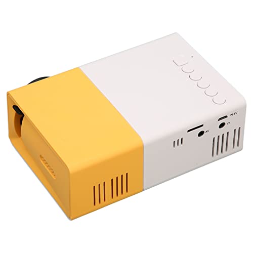 Projektor Tragbarer Film Projektor, für USB HD Multimedia Interface Speicher Karte, Micro USB oder USB C,Smart HD 1080P HiFi, für für Tablet Laptop und Telefon. von Tonysa