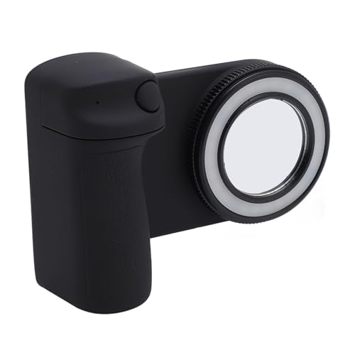Smartphone -Griff, Bluetooth -Kamera -Handle mit Einem Handgriff mit Hinteren Selfies -Fülllicht, Eingebauter Make -up -Spiegel, Abnehmbares Design, für Stativen oder Handschalen von Tonysa