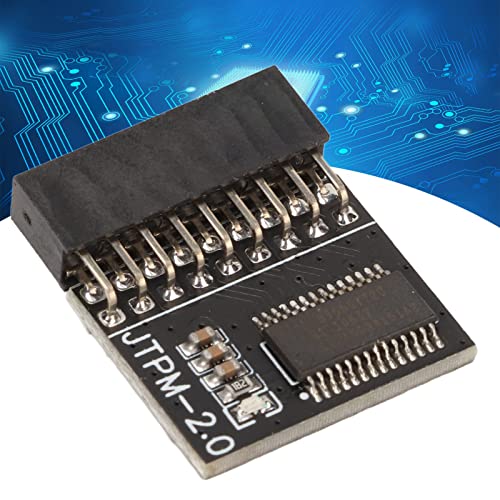 TPM 2.0 Remote Karte, 18 poliges TPM2.0 Modul, Reservierter Speicher, TPM Modul für für Win 11 Motherboards TPM 2.0 Remote Karte, 18 poliges TPM2.0 Modul, Reservierter Speicher, TPM Modul für für Win 11 Motherboards von Tonysa