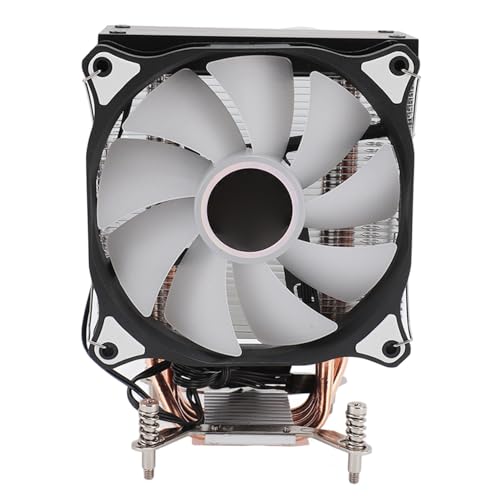 Tonysa 12 cm CPU-Kühler, Leiser Computer-Lüfter, Hochgeschwindigkeits-3-poliger Ersatz-RGB-Lüfter für PC, Kompatibel mit B-Platte von Tonysa