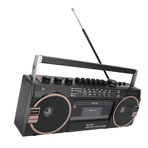 Tonysa Kassettenspieler, Vintage-Retro-Kassettenrekorder, USB-Anschluss, Kopfhöreranschluss, AM FM SW-Radio, Speicherkartensteckplatz, Multifunktionaler Kabelloser Kassettenspieler für Tonysa Kassettenspieler, Vintage-Retro-Kassettenrekorder, USB-Anschluss, Kopfhöreranschluss, AM FM SW-Radio, Speicherkartensteckplatz, Multifunktionaler Kabelloser Kassettenspieler für von Tonysa