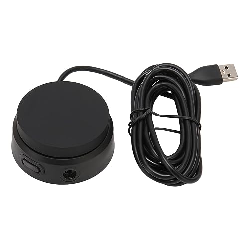 Kopfhörerverstärker USB2.0 96KHz 24bit Unterstützung 3,5mm Klinke 8,2ft Kabel, Tragbare Externe USB-Soundkarte für Headset PC Laptop von Tonysa