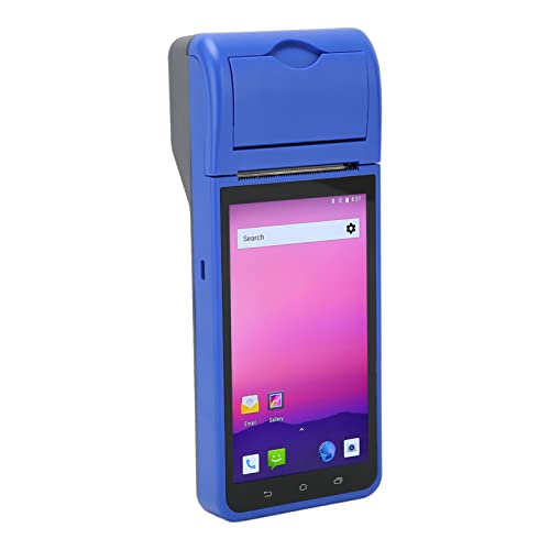 Tonysa POS PDA-Belegdrucker Android 58 Mm Belegdrucker 1280 X 720 HD-Bildschirm Thermodruck Belegdrucker Handheld-POS-Maschine Mobile Kreditkartenleser, 70 Mm/s von Tonysa