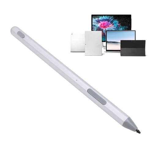 Tonysa Stylus -Stift für MPP2.0 -Protokoll, Anpassbarer Schlüssel, Wiederaufladbarer Touchscapacitive Stylus Pen, Hohe Präzision (Silver) von Tonysa