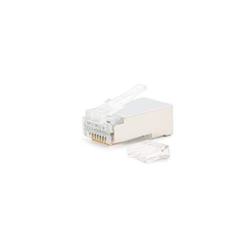 Nanocable 10.21.0203 - Anschluss für RJ45 Ethernet Netzwerkkabel, 8 adriges Cat.6 FTP, Beutel mit 10 Einheiten von TooQ