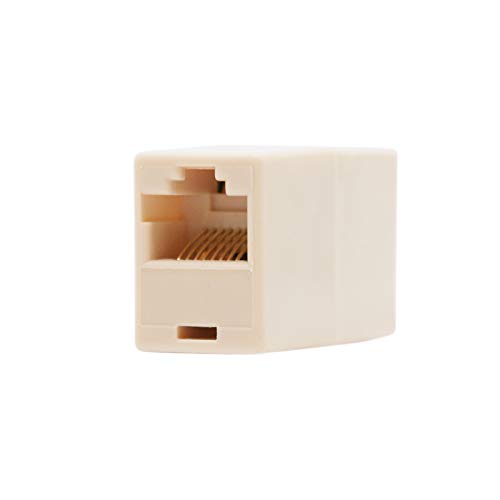 Nanocable 10.21.0401-OEM - Splice für RJ45 Ethernet Netzwerkkabel, Weiß, weiblich-weiblich, Cat.5e, UTP von Nano Cable