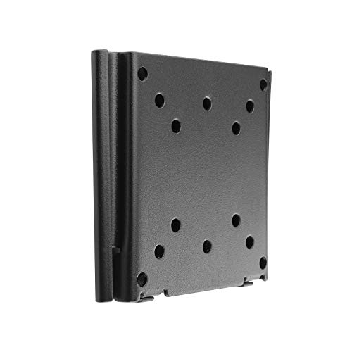 TooQ LP1023F-B - Feste Wandhalterung für Monitor/TV/LED/LCD von 10 "bis 23", bis 30 kg Gewicht, Abstand zur Wand von 15 mm, VESA-Format bis 100x100, schwarz von TooQ