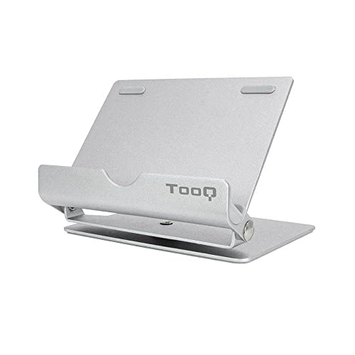 TooQ PH0002-S – Tablet-Ständer. Verstellbarer und drehbarer Tischständer für Telefon/Tablet von TooQ