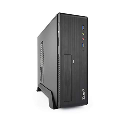 TooQ TQC-3006DU3C - Computergehäuse (2 x USB 3.0, 500 W, seitlicher Kartenleser) Farbe schwarz von TooQ