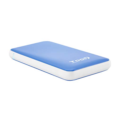 TooQ TQE-2528BL - Gehäuse für 2,5" Festplatten (SATA I/II/III bis 9,5 mm, USB 3.1) blau von TooQ