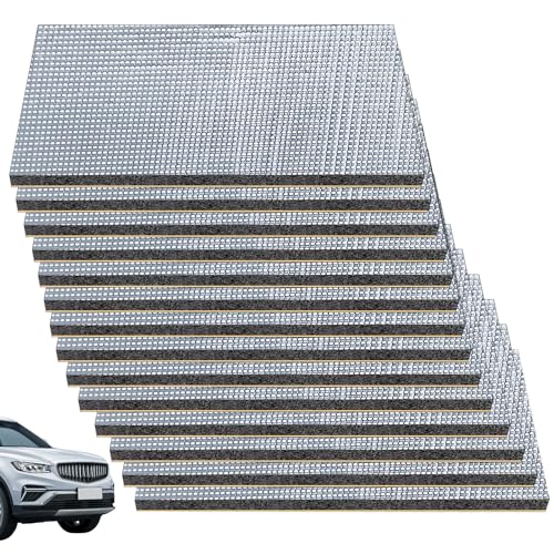 12 Stück Dämmmatte Auto Schallschutzmatte, 250 x 180 x 5mm Dämmmatte selbstklebend, Schallschutz Isoliermatte, Selbstklebend KFZ Lärmschutz Alubutyl Matte, für Schalldämmung, Isolierung, Wasserdicht 12 Stück Dämmmatte Auto Schallschutzmatte, 250 x 180 x 5mm Dämmmatte selbstklebend, Schallschutz Isoliermatte, Selbstklebend KFZ Lärmschutz Alubutyl Matte, für Schalldämmung, Isolierung, Wasserdicht von ToolKnight