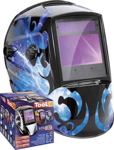 Toolit 5-9 / 9-13G COSMIC 044104 Schweißerschutzhelm Schwarz, Blau von Toolit