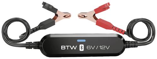 Toolit BTW Kfz-Batterietester 6 V, 12V Batterieprüfung, Kontrolle Lichtmaschine, Bluetooth® Verbin von Toolit