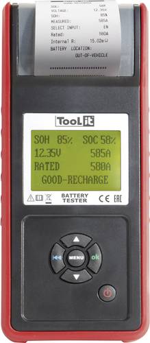 Toolit PBT600 - START/STOP Kfz-Batterietester, Batterieüberwachung 120cm von Toolit