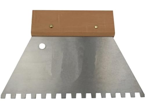 Toolland Zahnspachtel, Rechteckzahnung 6 x 6, 180 mm von Toolland a land of possibilities