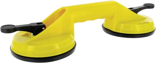 Toolland Doppel-Saugnapf Farbe: Gelb Tragkraft (max.) 60kg von Toolland