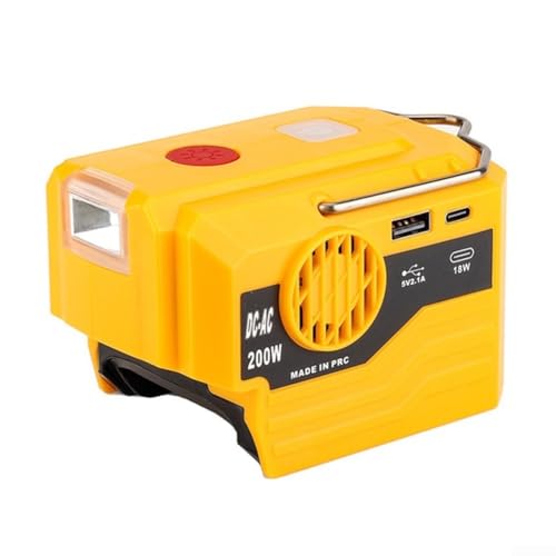 200 W Wechselrichter Generator für Bosch 18 V Batterien, tolle Ergänzung für Ihre Campingausrüstung (DW-220 V) von ToolsEvery