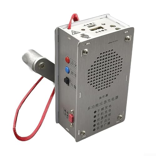 USB-Handkurbel-Notfall-Ladegerät, Com/Pact und tragbares Dynamo-Ladegerät, Vexation Power für Handys, Outdoor-Abenteuer (Akku-Version) von ToolsEvery