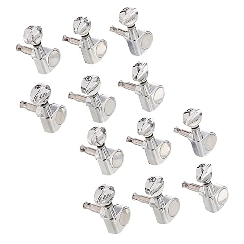 Toolvvik 12 StüCke 6R Gitarren Stimm Wirbel StimmgeräTe Mechaniken Kopf für Toolvvik 12 StüCke 6R Gitarren Stimm Wirbel StimmgeräTe Mechaniken Kopf für von Toolvvik