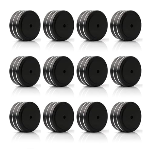 Toolvvik 12Pcs 40X20mm Aluminium HiFi AMP Lautsprecher Isolationsständer Plattenspieler Feet Pad Toolvvik 12Pcs 40X20mm Aluminium HiFi AMP Lautsprecher Isolationsständer Plattenspieler Feet Pad von Toolvvik