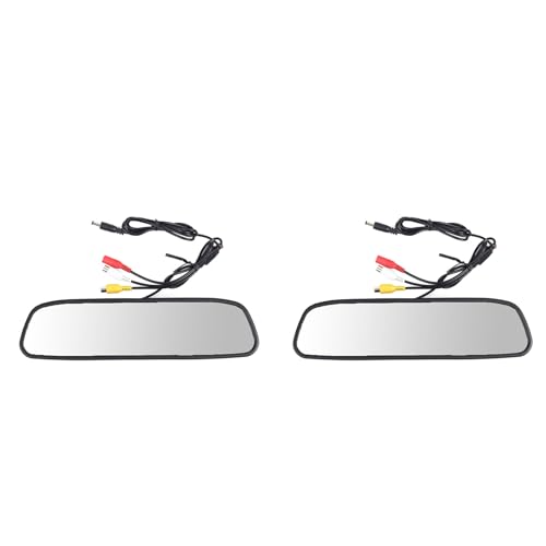 Toolvvik 2X 4,3 Auto DVR Dash Kamera RüCkspiegel Monitor UnterstüTzt 2 Wege Videorecorder Autokamera LCD Bildschirm Toolvvik 2X 4,3 Auto DVR Dash Kamera RüCkspiegel Monitor UnterstüTzt 2 Wege Videorecorder Autokamera LCD Bildschirm von Toolvvik