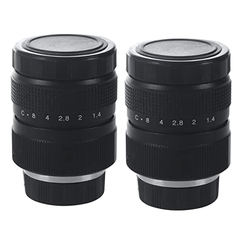 Toolvvik 2X Television Tv-Objektiv/CCTV-Objektiv für C-Mount-Kamera 25mm F1.4 in Schwarz Toolvvik 2X Television Tv-Objektiv/CCTV-Objektiv für C-Mount-Kamera 25mm F1.4 in Schwarz von Toolvvik
