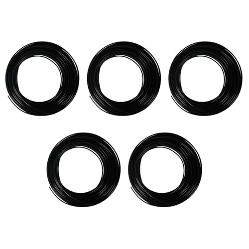 Toolvvik 5X 3D Drucker Stift Filament 1,75Mm PLA 10M (Schwarz PLA) von Toolvvik