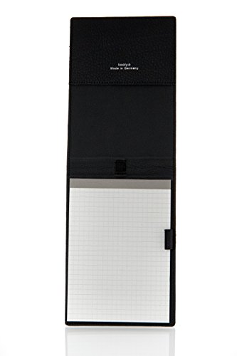 Tooly Vollrindleder Schreibmappe in schwarz mit DIN A 6 Block Tooly Vollrindleder Schreibmappe in schwarz mit DIN A 6 Block von Tooly Serie