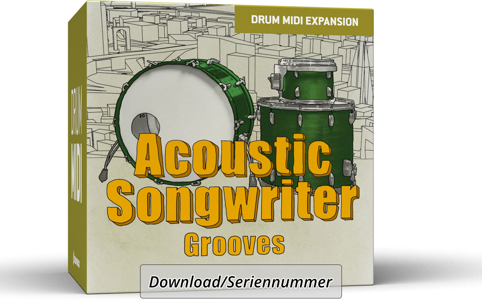 ToonTrack Acoustic Songwriter Grooves MIDI-Pack (Licence Key) von Toontrack