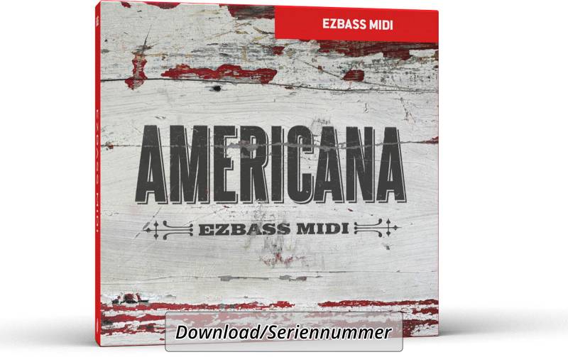 ToonTrack Americana EZbass MIDI-Pack (Licence Key) von Toontrack