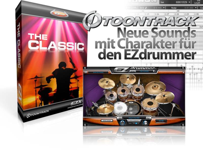 ToonTrack Classic EZX (Licence Key) von Toontrack