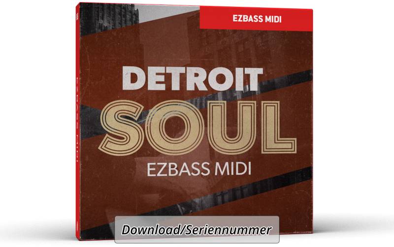 ToonTrack Detroit Soul EZbass MIDI-Pack (Licence Key) von Toontrack