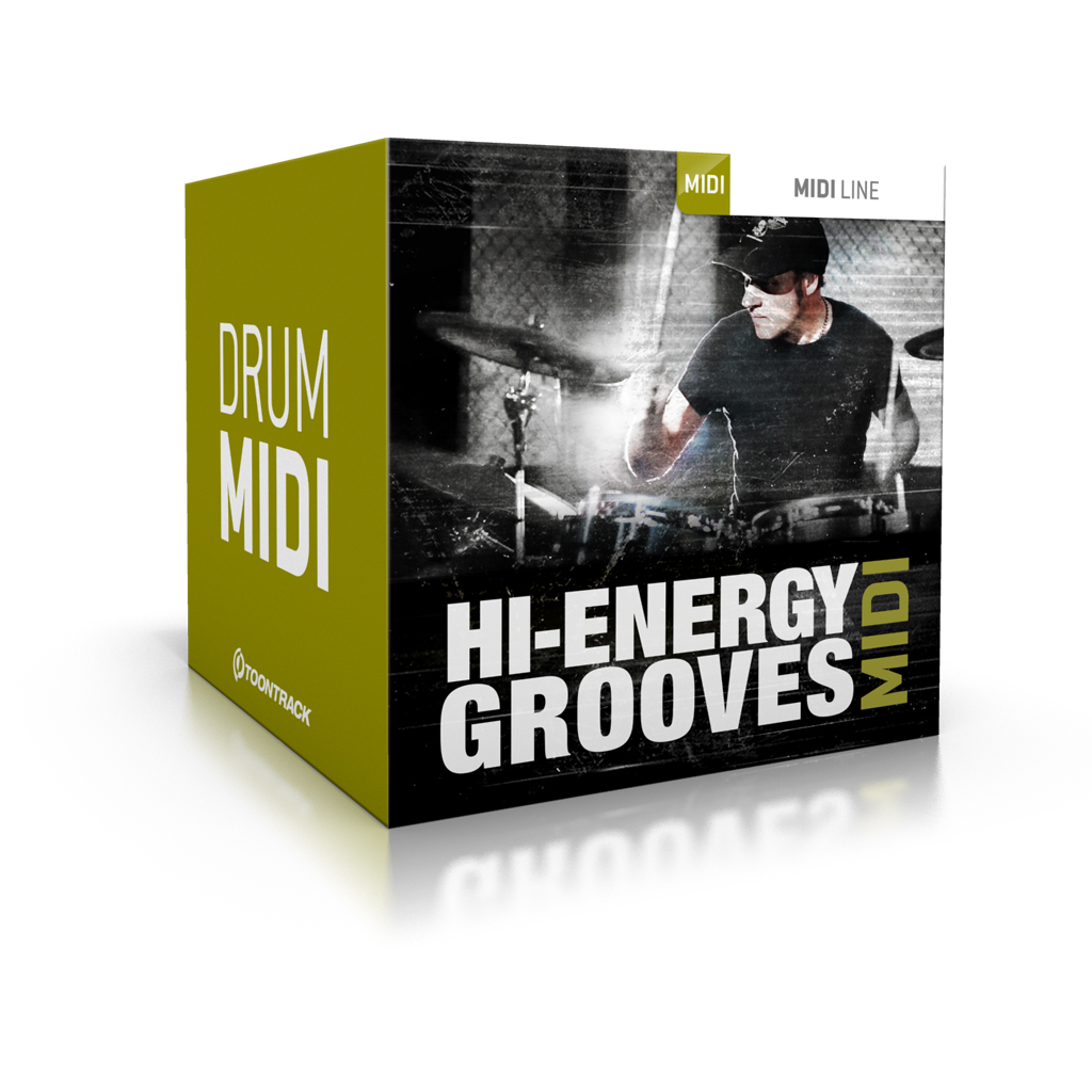 ToonTrack Hi Energy Grooves MIDI-Pack (Licence Key) von Toontrack