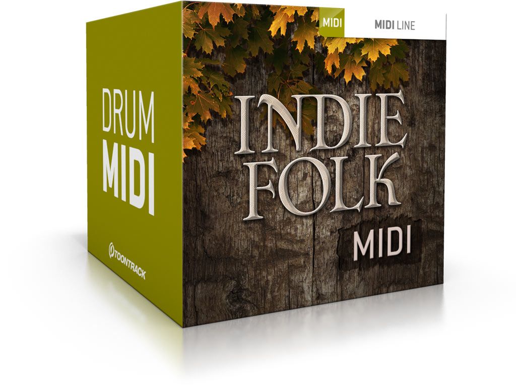 ToonTrack Indie Folk MIDI-Pack (Licence Key) von Toontrack