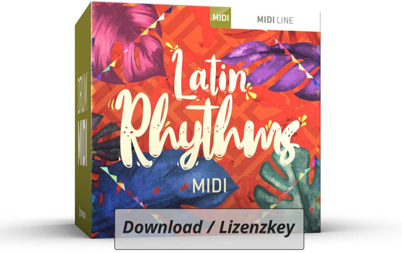 ToonTrack Latin Rhythms MIDI-Pack (Licence Key) von Toontrack