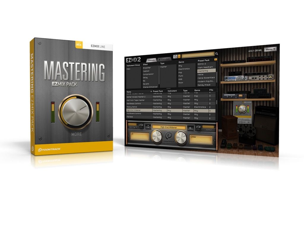 ToonTrack Mastering EZmix Pack (Licence Key) von Toontrack