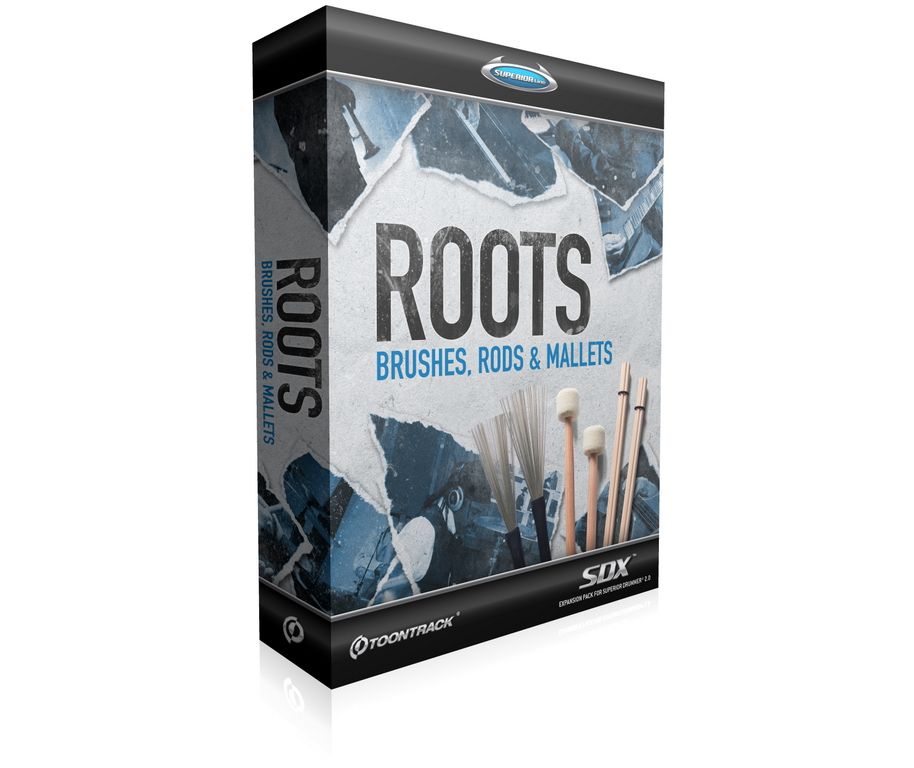 ToonTrack Roots"Brushes, Rods & Mallets" SDX (Licence Key) von Toontrack