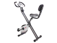 Toorx BRX COMPACT, Spinnrad, Magnetisch, 100 kg, Kalorien, Distanz, Geschwindigkeit, Zeit, Grau, Weiß, 3-teilige Kurbel von Toorx