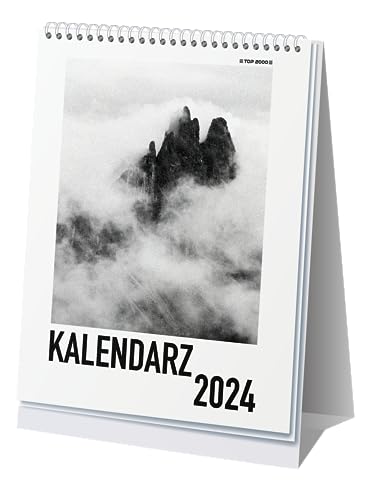 Tischkalender 2024 12X18 Seitenlayout Woche Vertikal von Top-2000