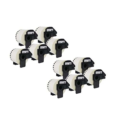 Top Fresh 10 Rollen Kompatibel DK22205 62mm x 30.48m Endlosetiketten Ersatz für DK-22205,Kompatibel für QL-500/QL-550/QL-570/QL-580N/QL-650TD/QL-700/QL-710W/QL-800/QL-810W/QL-1050/QL-1060N/QL-1100 Top Fresh 10 Rollen Kompatibel DK22205 62mm x 30.48m Endlosetiketten Ersatz für DK-22205,Kompatibel für QL-500/QL-550/QL-570/QL-580N/QL-650TD/QL-700/QL-710W/QL-800/QL-810W/QL-1050/QL-1060N/QL-1100 von Top Fresh