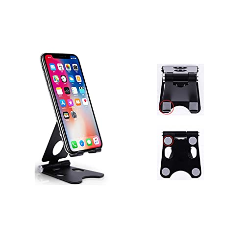Top Fresh schwarz Aluminum Alloy Handy Ständer für Universal Faltbare Tablet-Halterung,Handy-Halterung,kompatibel mit iPad Mini,Huawei,Xiaomi,Samsung,iPhone und Alle Arten von Smartphones Top Fresh schwarz Aluminum Alloy Handy Ständer für Universal Faltbare Tablet-Halterung,Handy-Halterung,kompatibel mit iPad Mini,Huawei,Xiaomi,Samsung,iPhone und Alle Arten von Smartphones von Top Fresh