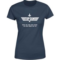 Top Gun Codenames Damen T-Shirt - Navyblau - L von Top Gun