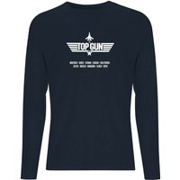 Top Gun Codenames Unisex Long Sleeve T-Shirt - Navy - L von Top Gun