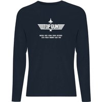 Top Gun Codenames Unisex Long Sleeve T-Shirt - Navy - M von Top Gun