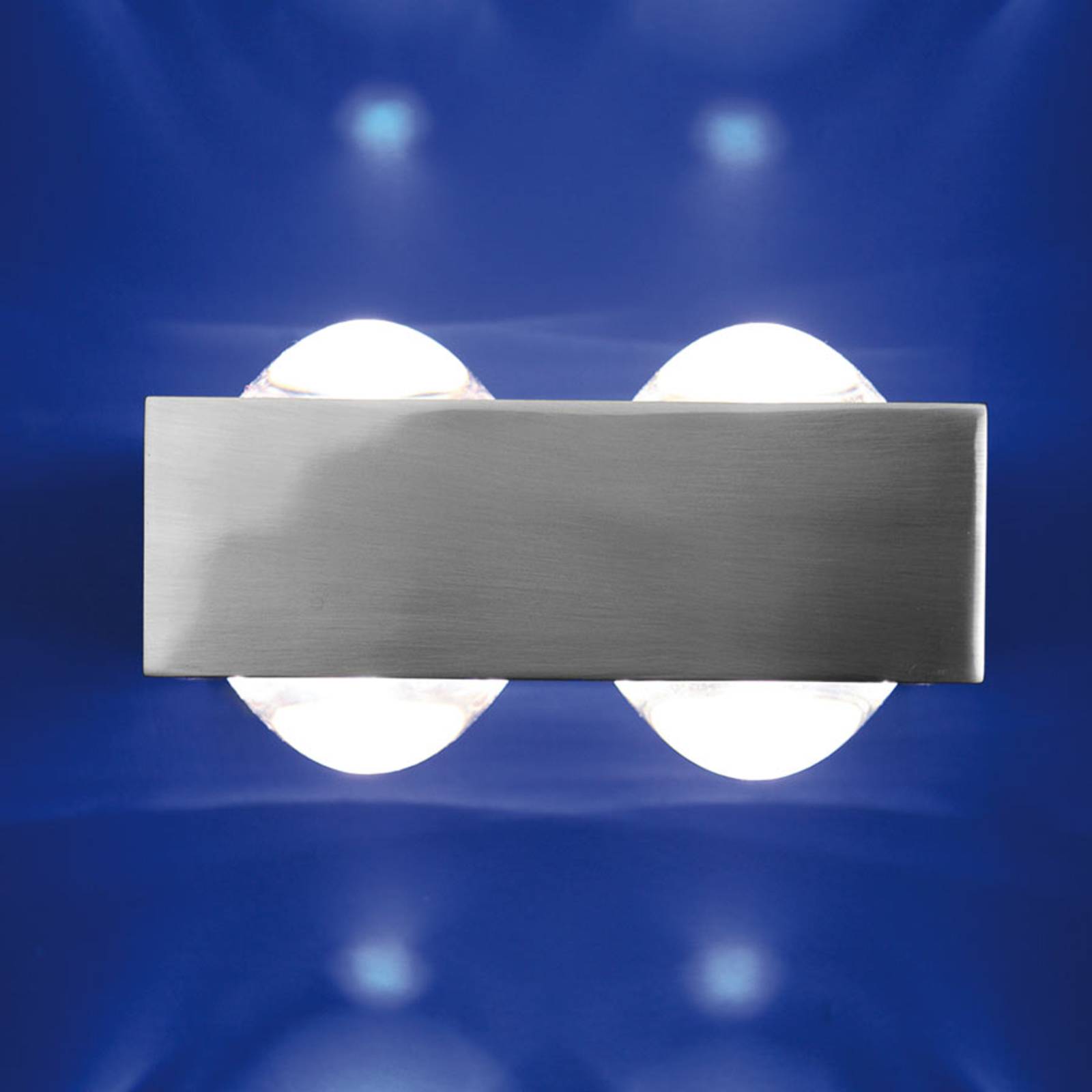 Wandleuchte Focus, nickel 4 Linsen, Metall, Glas Wandleuchte Focus, nickel 4 Linsen, Metall, Glas von Top Light