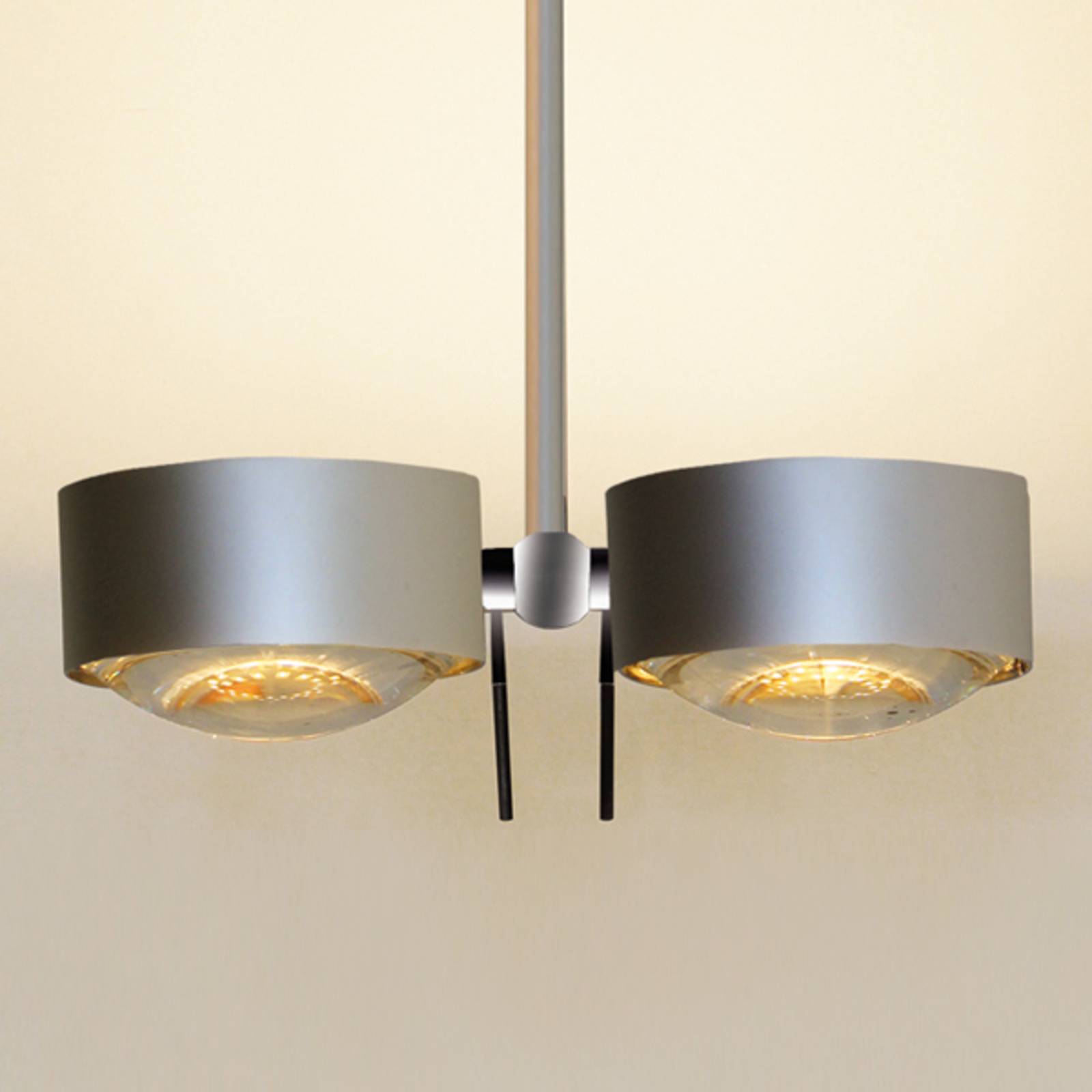 Deckenleuchte Puk Sides chrom matt 30 cm 2-flammig G9 von Top Light